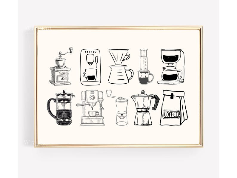 Coffee Print , Cozy Coffee Poster