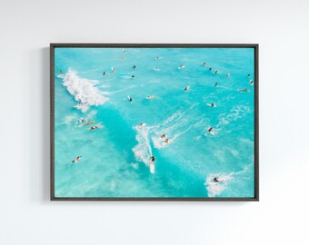 Aerial Wall Art Surfing Printable, image 7