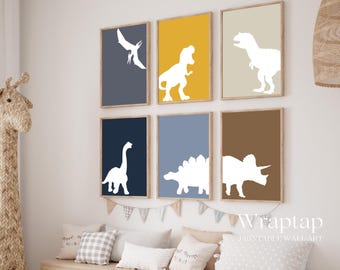 Set of 15 Dinosaur Print for Boys Room, image 6