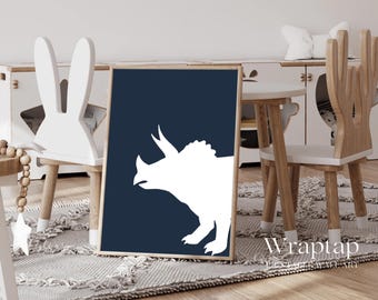 Set of 3 Custom Dinosaur Print for Boys Room, image 7