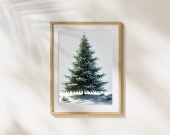 Printed Christmas Tree Art, image 5