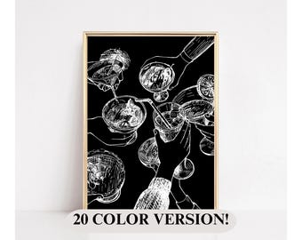 Cheers Print Wall Art, image 1