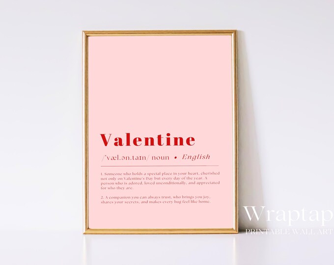Romantic Valentine's Day Wall Art Prints, Perfect…