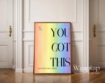 You Got This Motivational Art Wall Decor, image 9