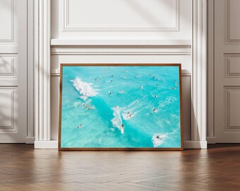 Aerial Wall Art Surfing Printable, image 5