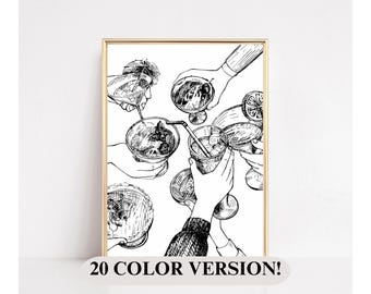 Trendy Bar Cart Art, image 1