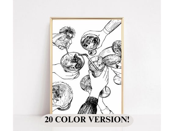 Trendy Bar Cart Art