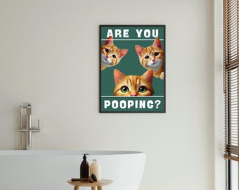 Are You Pooping Wall Art, image 4