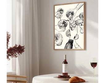 Trendy Bar Cart Art Print, image 9