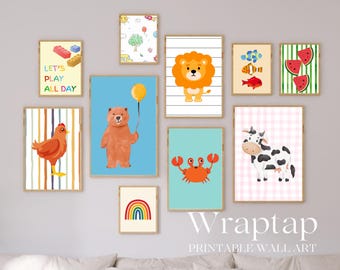 Bundle of 100 Nursery Prints & Kids Room Wall Art, image 6