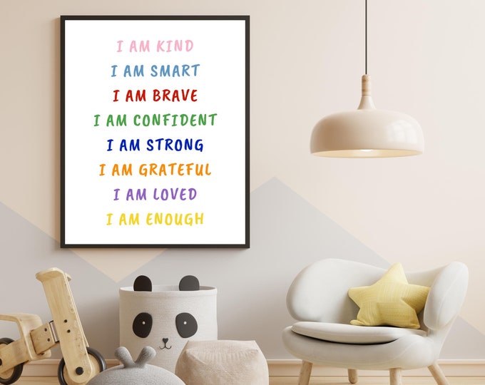 Kid Wall Art & Kids Decor Printable - Inspiring Nursery…
