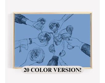 Wall Art Poster Cocktail, image 1