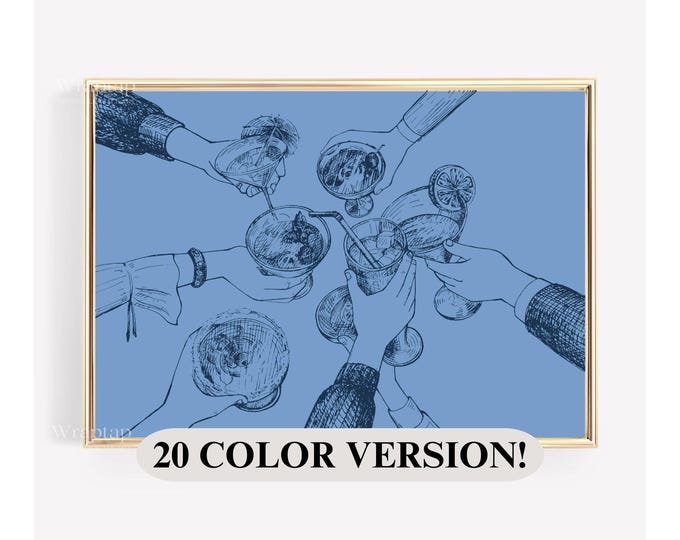 Wall Art Poster Cocktail, Martini Cocktail Prints…
