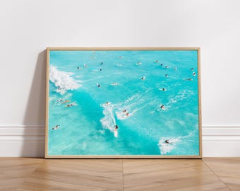 Aerial Wall Art Surfing Printable, image 2