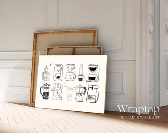 Coffee Print , Cozy Coffee Poster, image 2