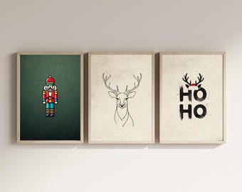 10pcs Christmas Wall Art Printables, image 3