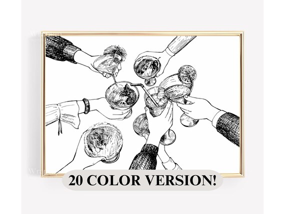 Cheers Printable Wall Art