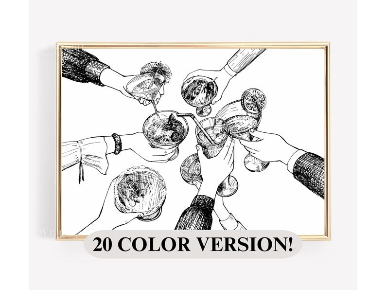 Cheers Printable Wall Art