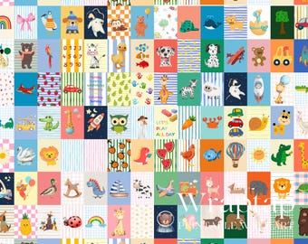 Bundle of 100 Nursery Prints & Kids Room Wall Art, image 5