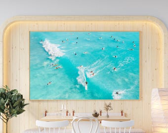 Aerial Wall Art Surfing Printable, image 4