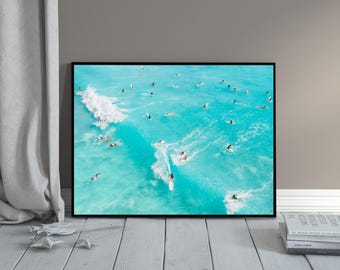 Aerial Wall Art Surfing Printable, image 3