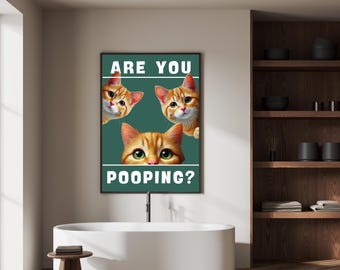 Are You Pooping Wall Art, image 2