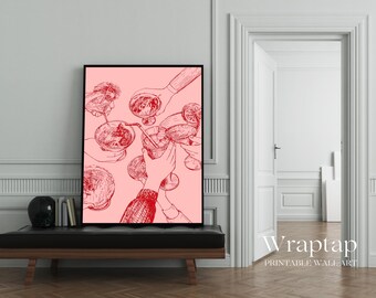 20 Pcs Romantic Valentine's Day Wall Art Prints, image 6