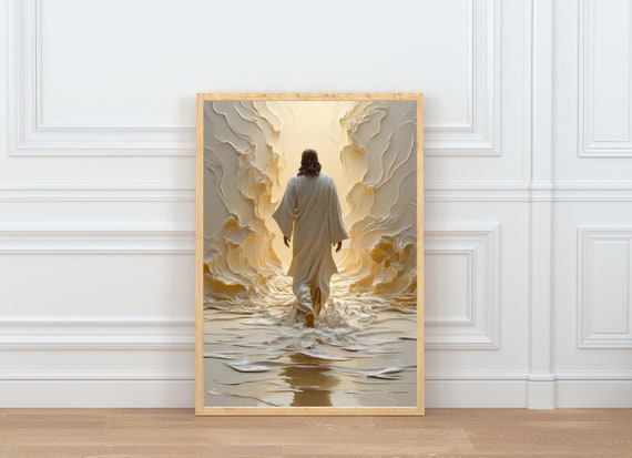 Jesus Walk on Water Printable Wall Art
