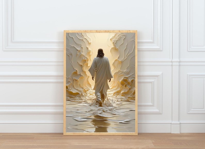 Jesus Walk on Water Printable Wall Art