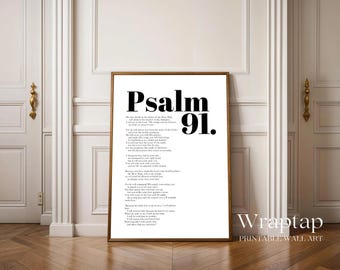 Psalm 91 Bible Verse Wall Art, image 4