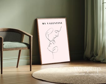 20 Pcs Romantic Valentine's Day Wall Art Prints, image 8