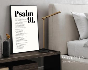 Psalm 91 Bible Verse Wall Art, image 7