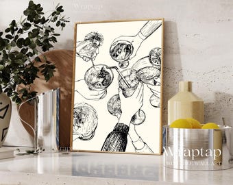 Trendy Bar Cart Art Print, image 5