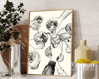 Cheers Print Wall Art, image 9