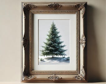 Printed Christmas Tree Art, image 8