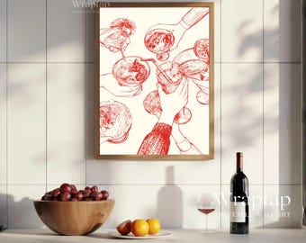 Cheers Print, Bar Cart Wall Prints, image 8