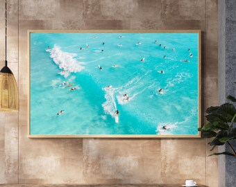 Aerial Wall Art Surfing Printable, image 6