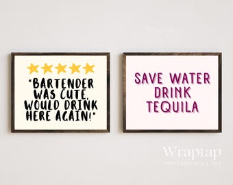 Trendy Wall Art Bar Cart, image 4