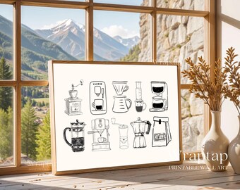 Coffee Print , Cozy Coffee Poster, image 4