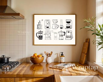 Coffee Print , Cozy Coffee Poster, image 3