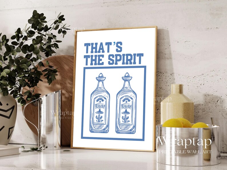 Bar Cart Art Vintage