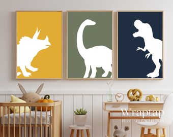 Set of 15 Dinosaur Print for Boys Room, image 4