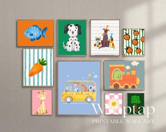 Bundle of 100 Nursery Prints & Kids Room Wall Art, image 4