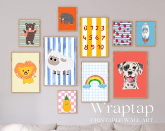 Bundle of 100 Nursery Prints & Kids Room Wall Art, image 7