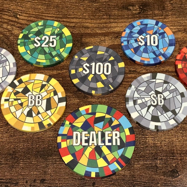 Custom Poker Chips Etsy