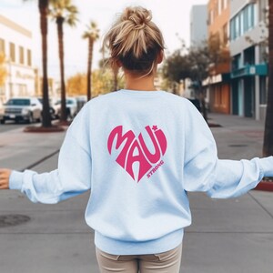 Lahaina Maui Hawaii Support Unisex Heavy Blend™ Crewneck Sweatshirt | for Women