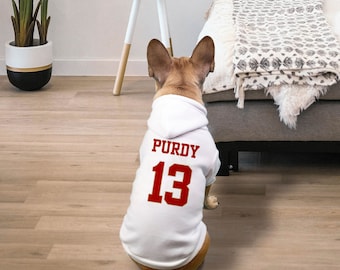 Purdy SF 49ers Dog Pet Hoodie - Small Breed - Etsy