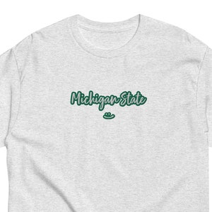 Klassisches michigan State besticktes T-Shirt