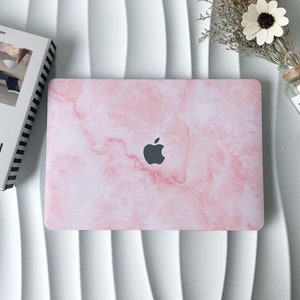 Pink Marble Texture MacBook Case Macbook Cover for Air 15 13 11 Macbook Case,Pro 16 15 14 13,2022 2021 2020,M1 M2 Air 13 Laptop Case Skin