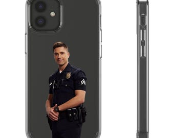 Coque transparente Tim Bradford Portrait | Coque de téléphone transparente, TIM BRADFORD